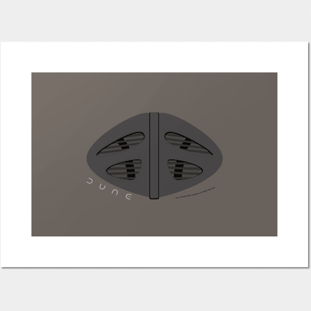 Stillsuit mask Dune 2020 Wall Art by Markadesign